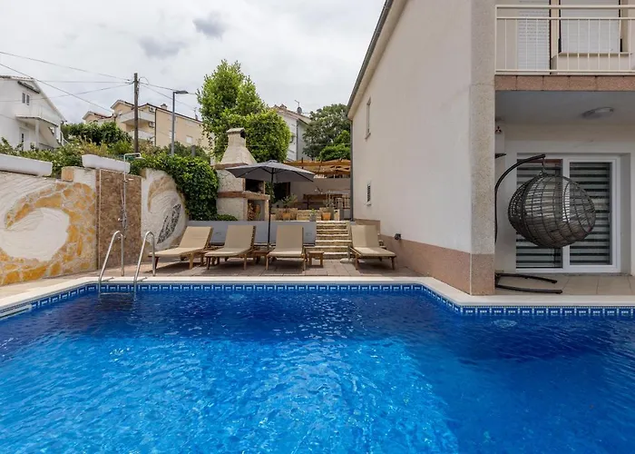 Ines With Pool By The Trogir